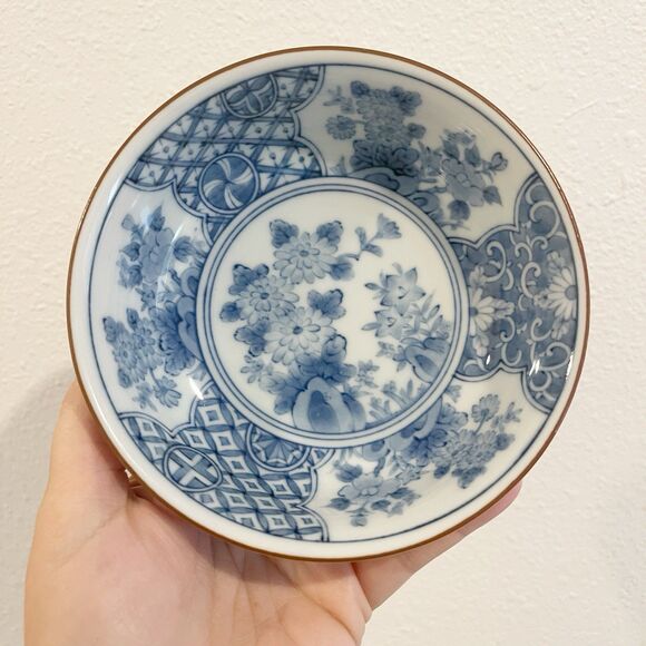 Great vintage Japanese hand painted studio signed porcelain bowl - Picture 4 of 7